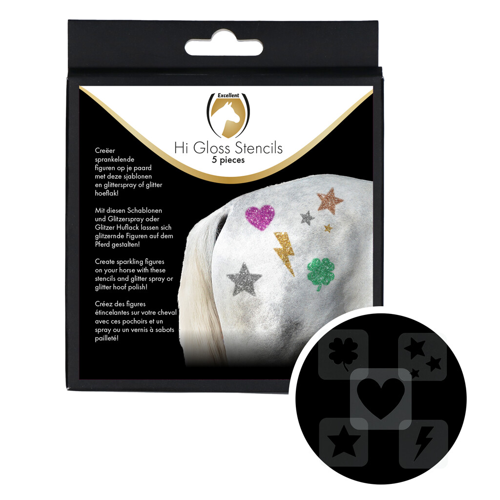 Hi Gloss Sjablonen 5 stuks